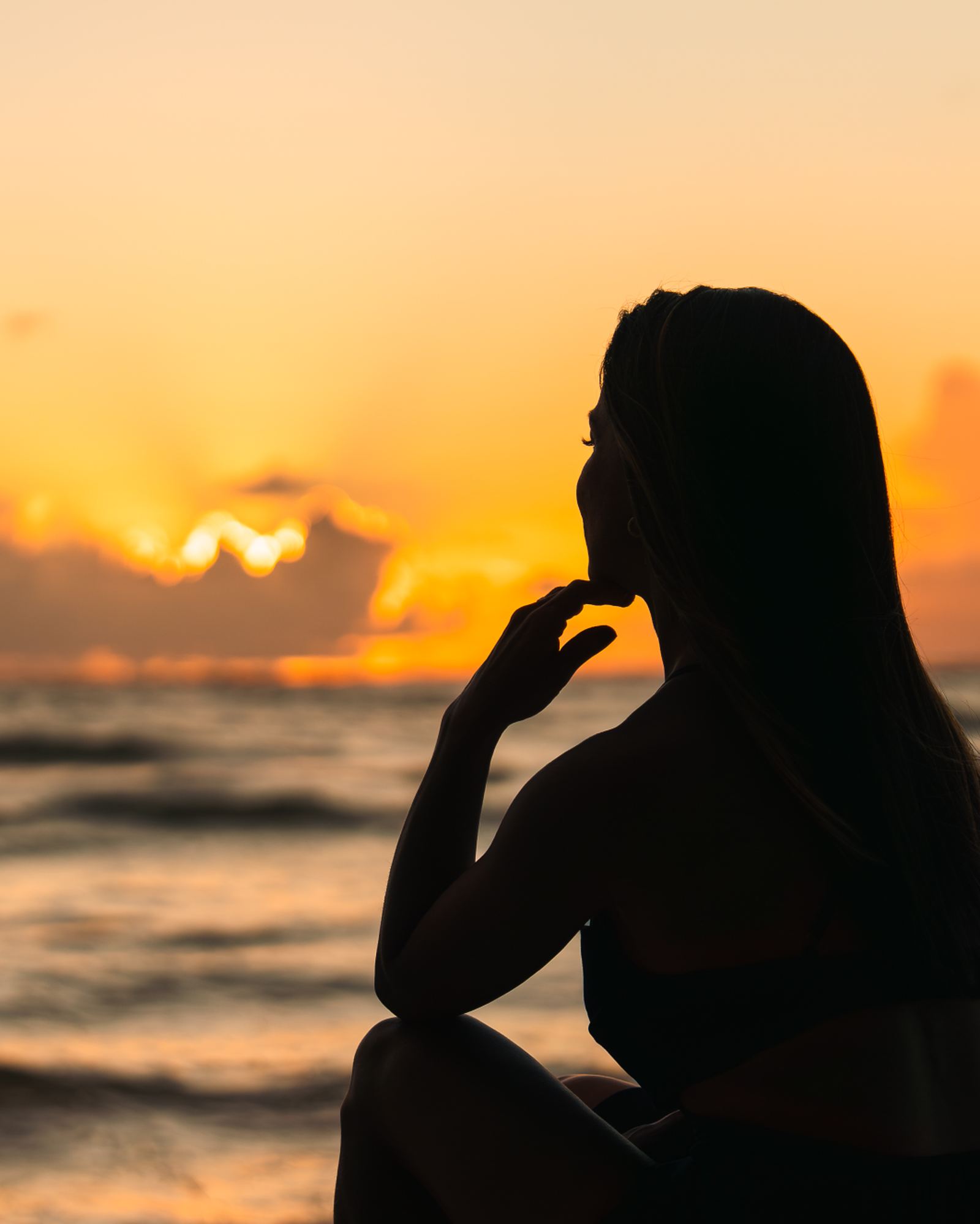 Ensaio feminino na praia em Morro de São Paulo